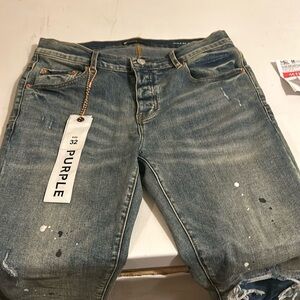 Purple jeans a size 42